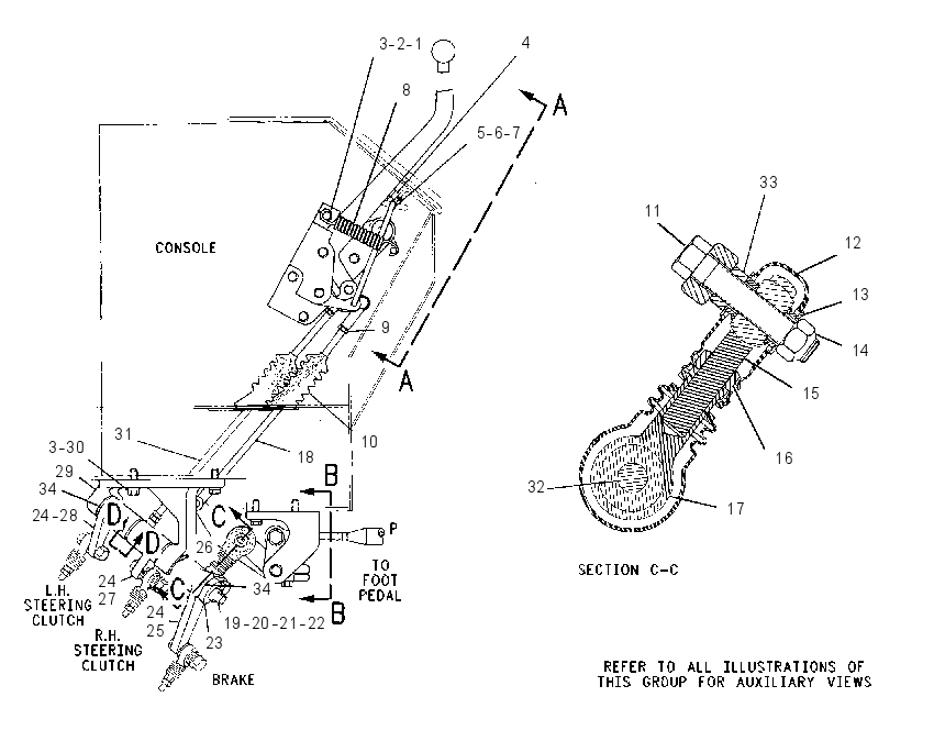 CONTROL GP-STEER CLUTCH & BRK 1139529 CAT