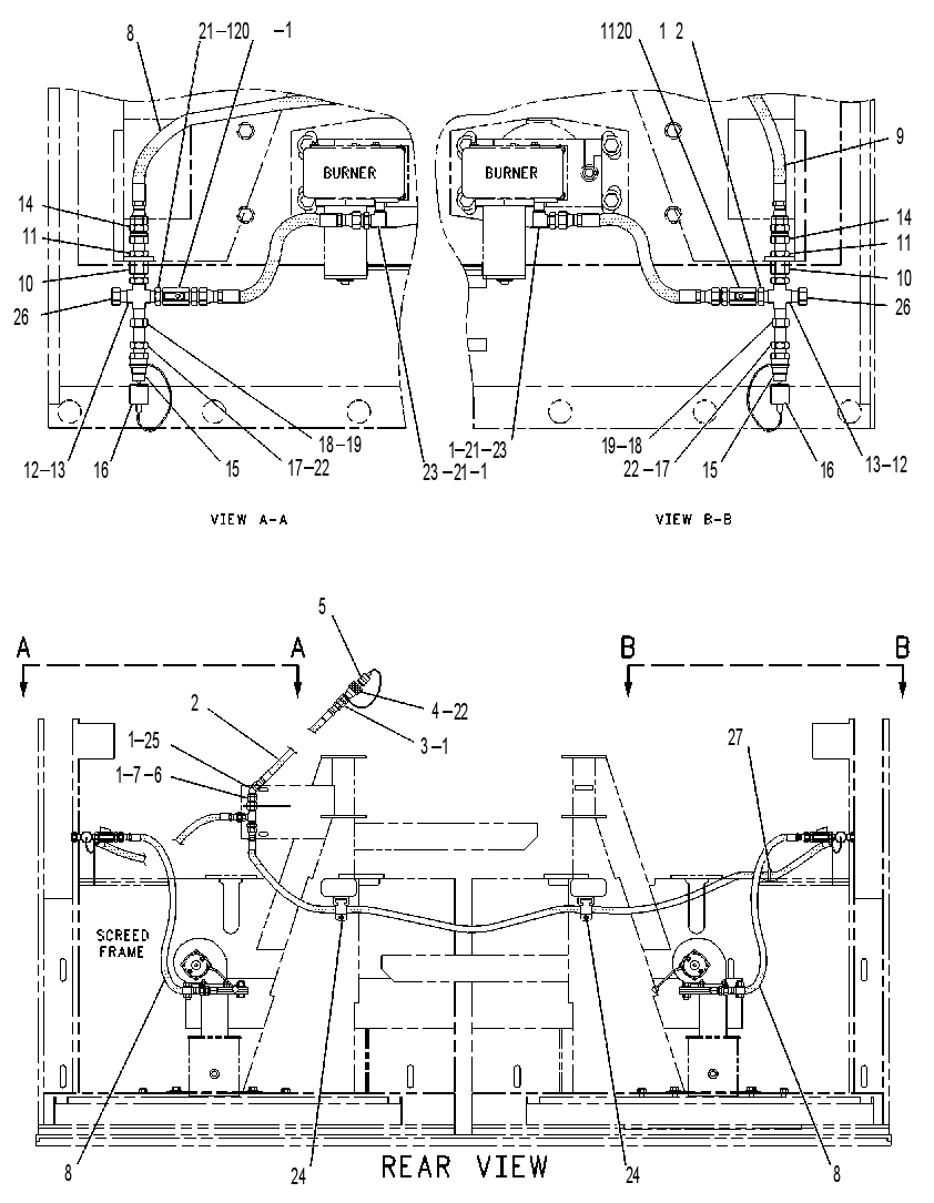 LINES GP-BURNER 1101547 CAT