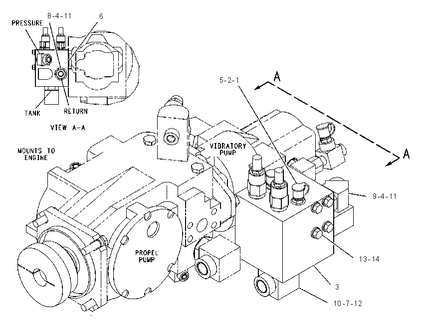 VALVE & MTG GP-VIBRATORY 1188328 CAT