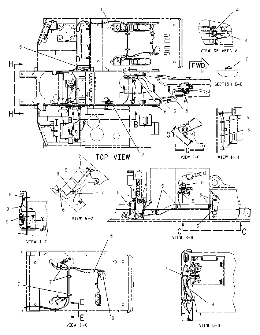WIRING GP-COMBINED FLOW 1263474 CAT