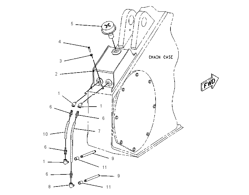 CASE GP-CHAIN DRIVE 1209918 CAT