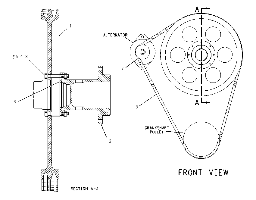 PULLEY GP-FAN 1095178 CAT