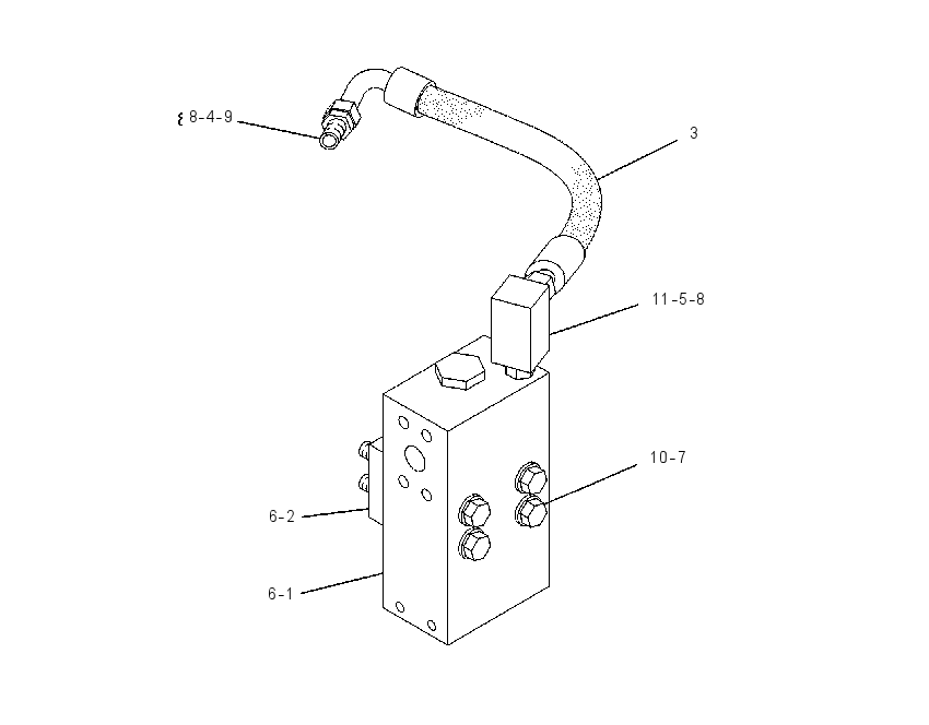 VALVE & MTG GP-FLOW DIVIDER 1179811 CAT