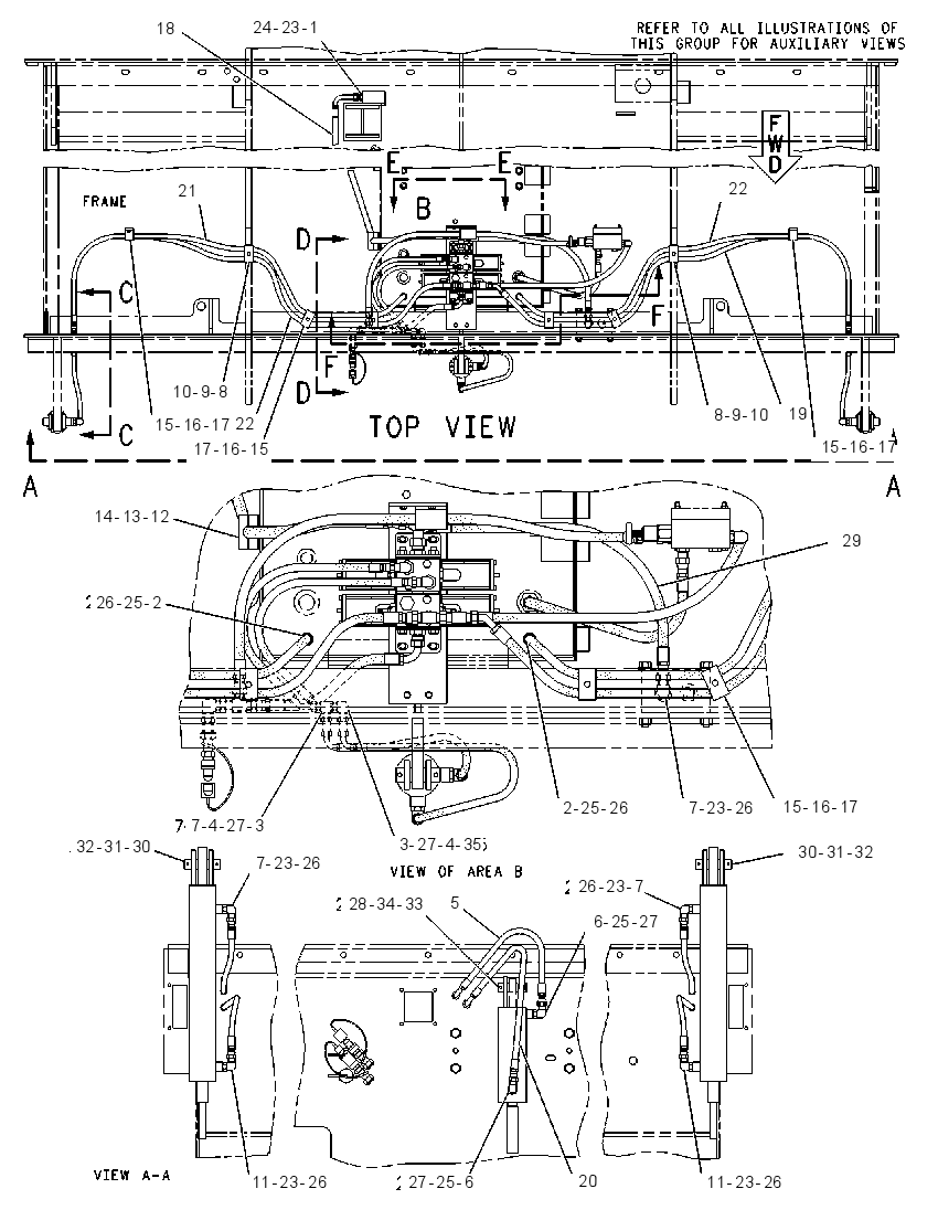 LINES GP-SCREED ELEVATION 1070480 CAT