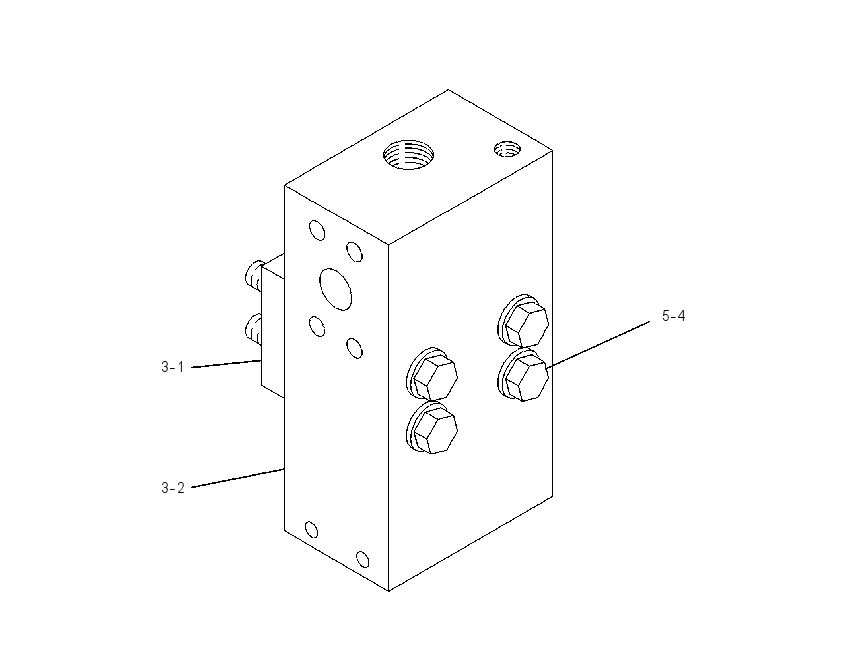 MANIFOLD & MTG GP-HYDRAULIC 1233852 CAT