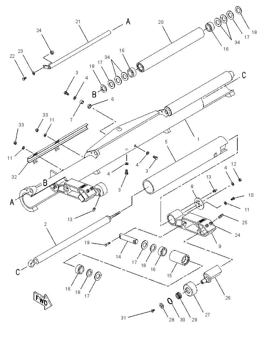 HITCH GP-TRUCK 1111368 CAT