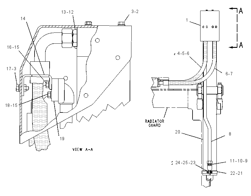 CYLINDER & LINES GP-LIFT 1086980 CAT