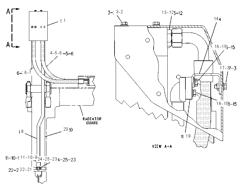 CYLINDER & LINES GP-LIFT 1086979 CAT