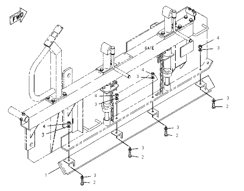 PLATE GP-BEVEL END 1047653 CAT