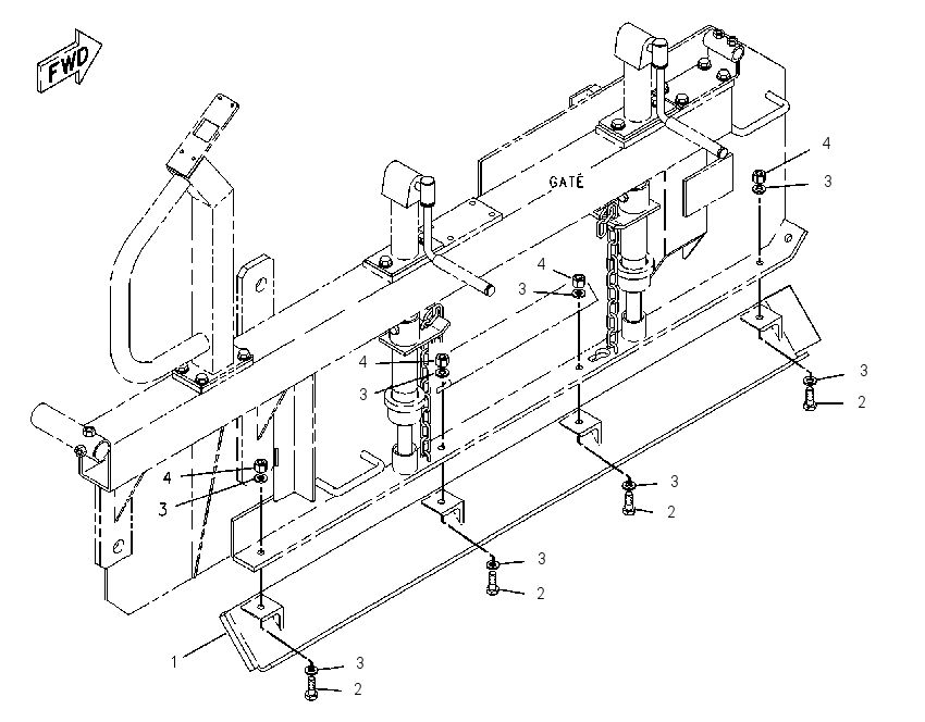 PLATE GP-BEVEL END 1047874 CAT