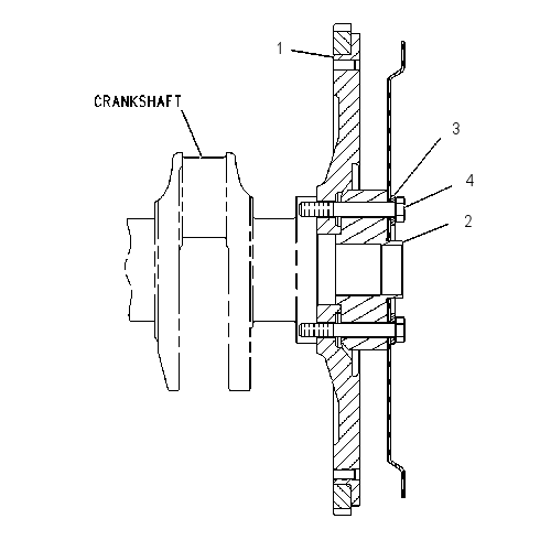 ADAPTER GP-ENGINE TO XMSN 1170508 CAT