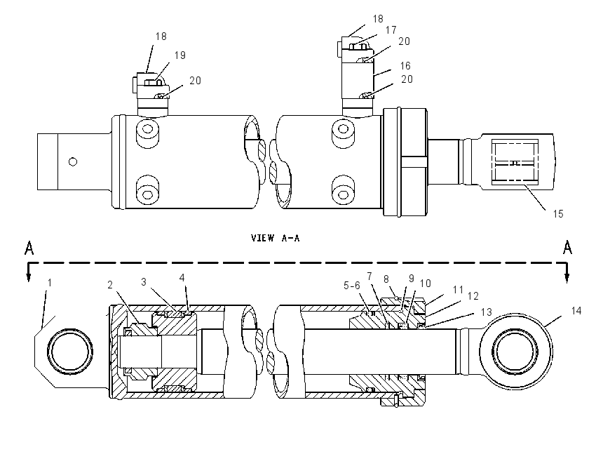 CYLINDER GP-BLADE 1148377 CAT