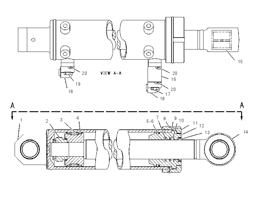 CYLINDER GP-BLADE 1148378 CAT