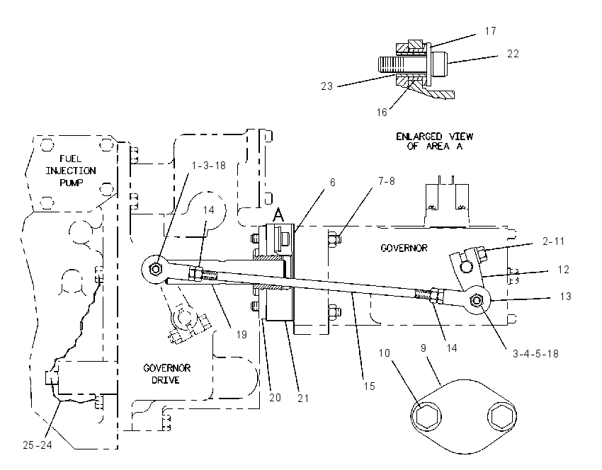 FASTENER GP-GOVERNOR 2131047 CAT