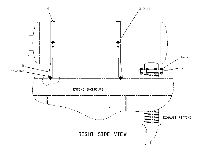 MOUNTING GP-MUFFLER 1162440 CAT