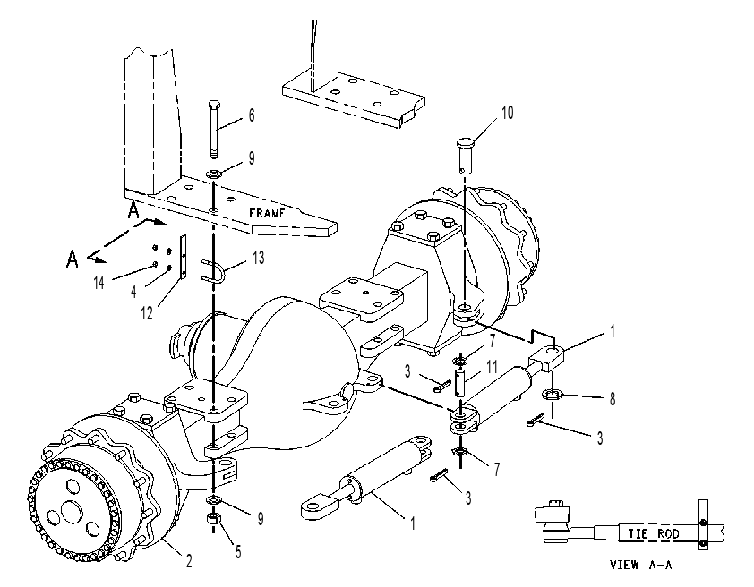 AXLE & MTG GP-DRIVE & STEERING 1086239 CAT