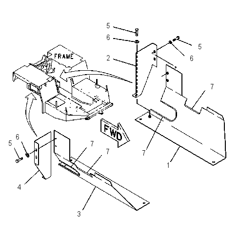 DEFLECTOR GP 1224225 CAT