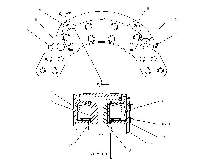 BRAKE GP-HYD CALIPER SERVICE 1228491 CAT