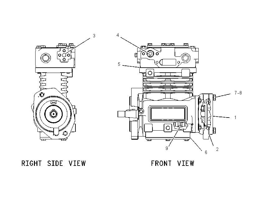 AIR COMPRESSOR AS 1067851 CAT