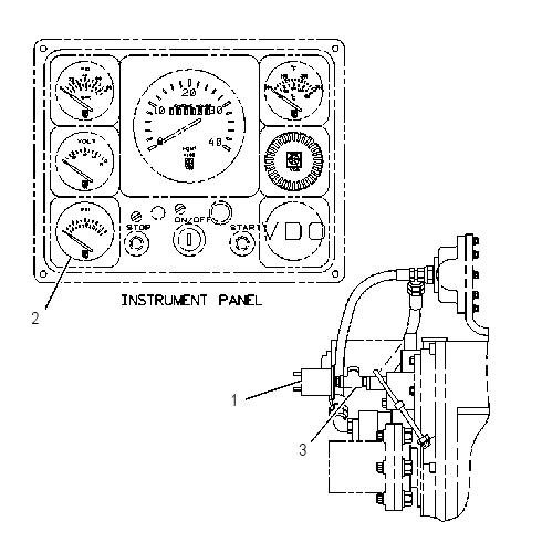 GAUGE GP-GEAR OIL PRESSURE 1278562 CAT