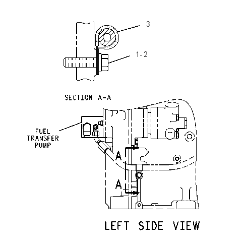 FASTENER GP-FUEL LINES 1099993 CAT