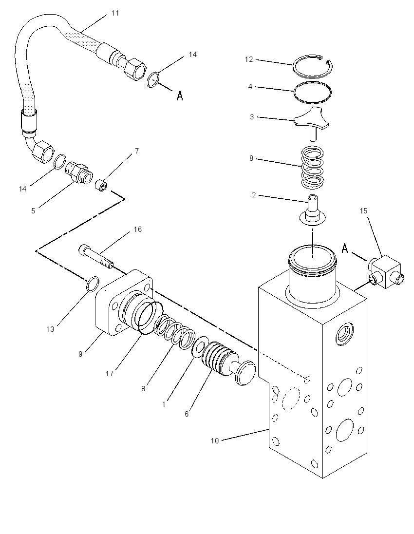 VALVE GP-BYPASS & RELIEF 1436152 CAT