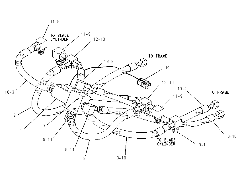 LINES GP-BLADE CYLINDER 1381062 CAT