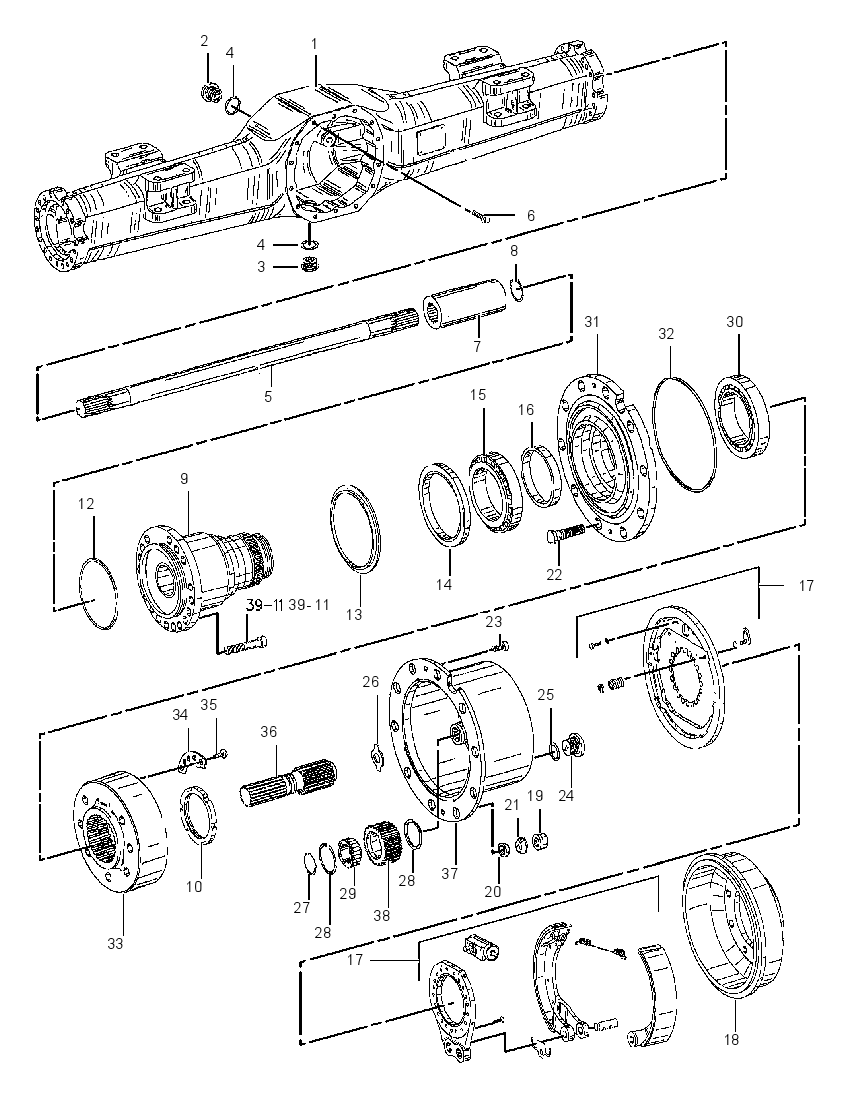 AXLE AR-REAR 1292672 CAT