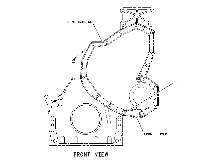 FASTENER GP-FRONT COVER 1323572 CAT