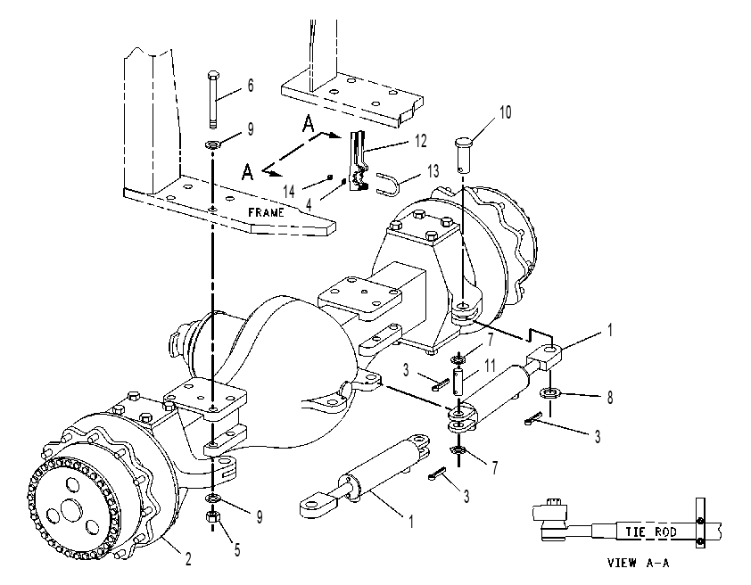 AXLE GP-DRIVE & STEERING 1320962 CAT