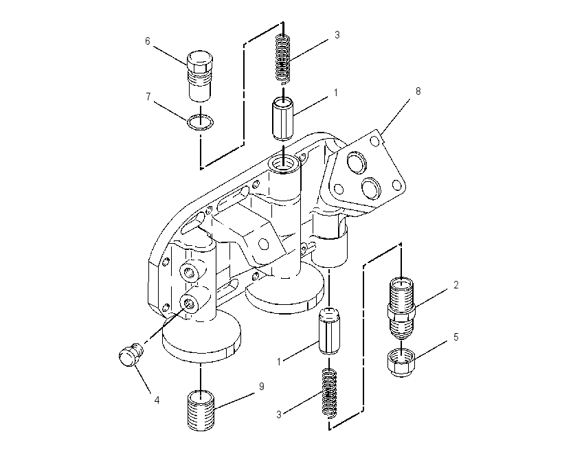 BASE GP-OIL COOLER & FILTER 7C5061 CAT
