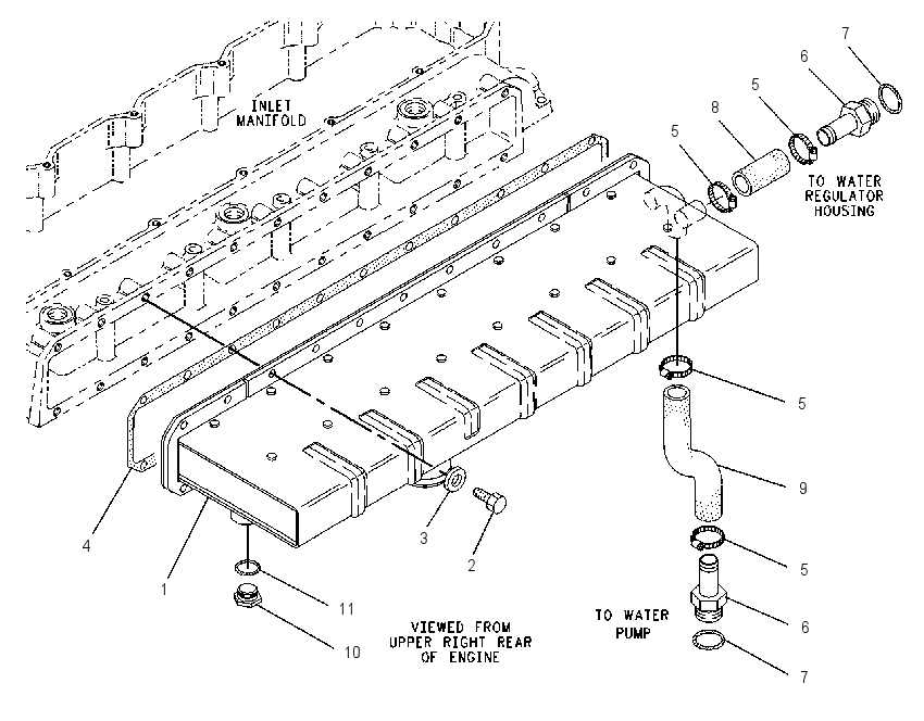 AFTERCOOLER GP-TREATED WATER 1323516 CAT