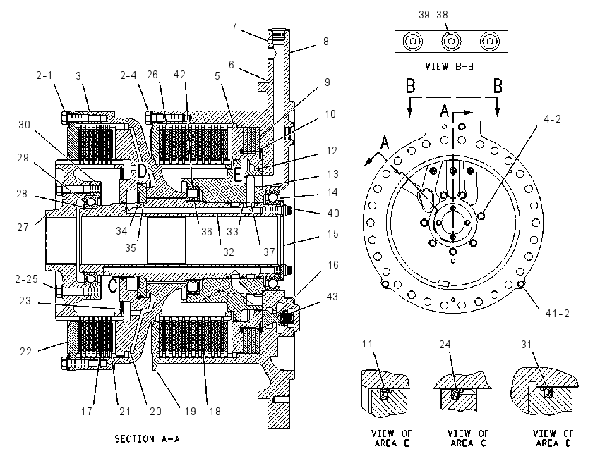 CLUTCH & BRAKE GP-STEERING 1060466 CAT