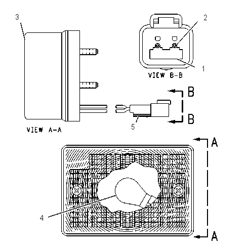 LAMP GP-VIMS SERVICE INDICATOR 1256794 CAT