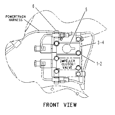 VALVE & MTG GP-LOCKUP CLUTCH 1124811 CAT