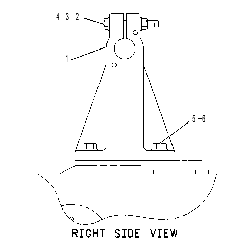MOUNTING GP-CARRIER ROLLER 1243538 CAT