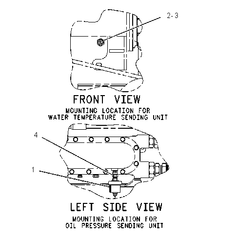 SENDER GP 1268284 CAT