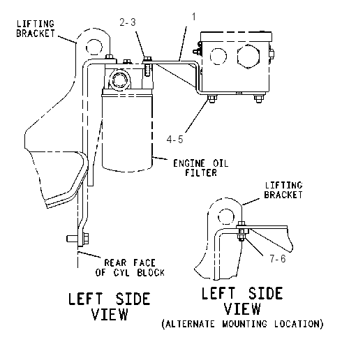 MOUNTING GP-JUNCTION BOX 1268271 CAT