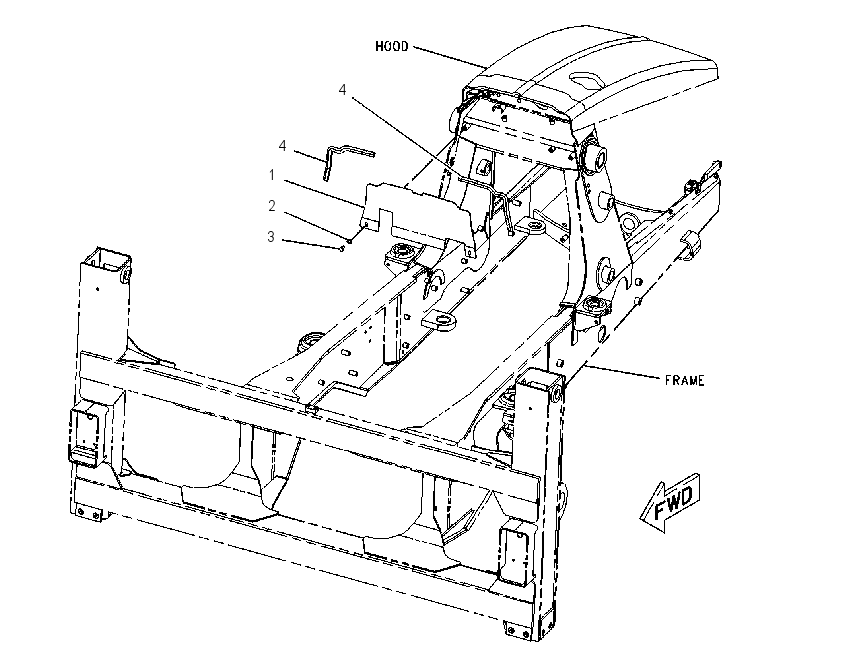 COVER GP-HOOD 1325981 CAT