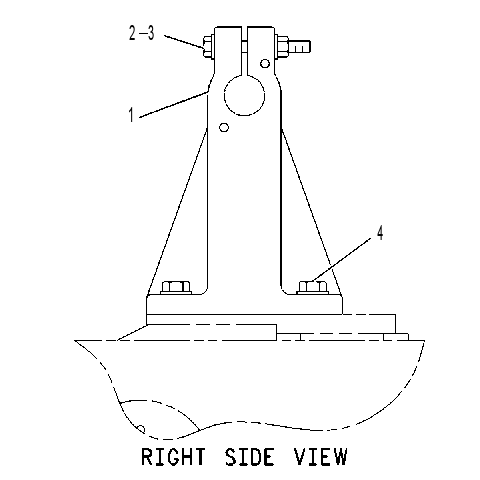 CARRIER ROLLER MOUNTING GROUP 1243537 CAT