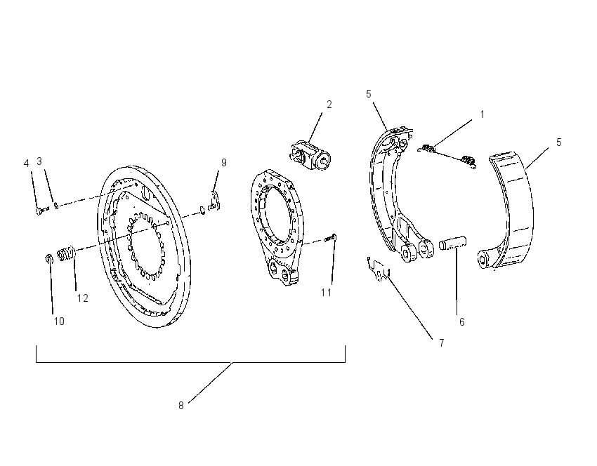 BRAKE GP-DRUM 1292721 CAT