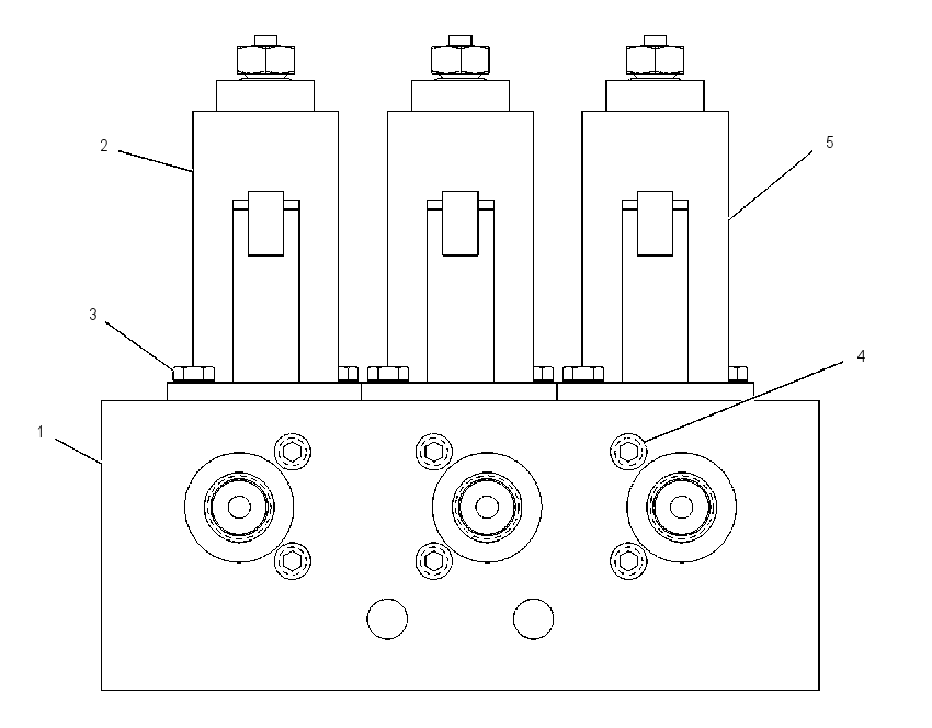 VALVE GP-AUXILIARY MANIFOLD 1224850 CAT