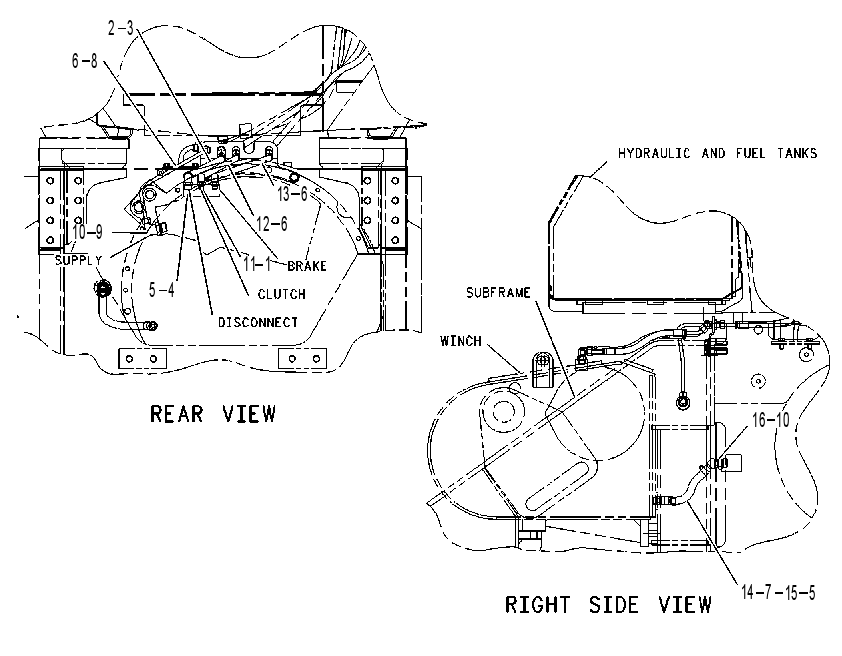 LINES GP-WINCH 1360043 CAT