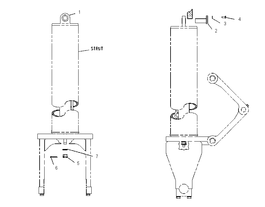 CYLINDER & MTG GP-ELEVATION 1248307 CAT