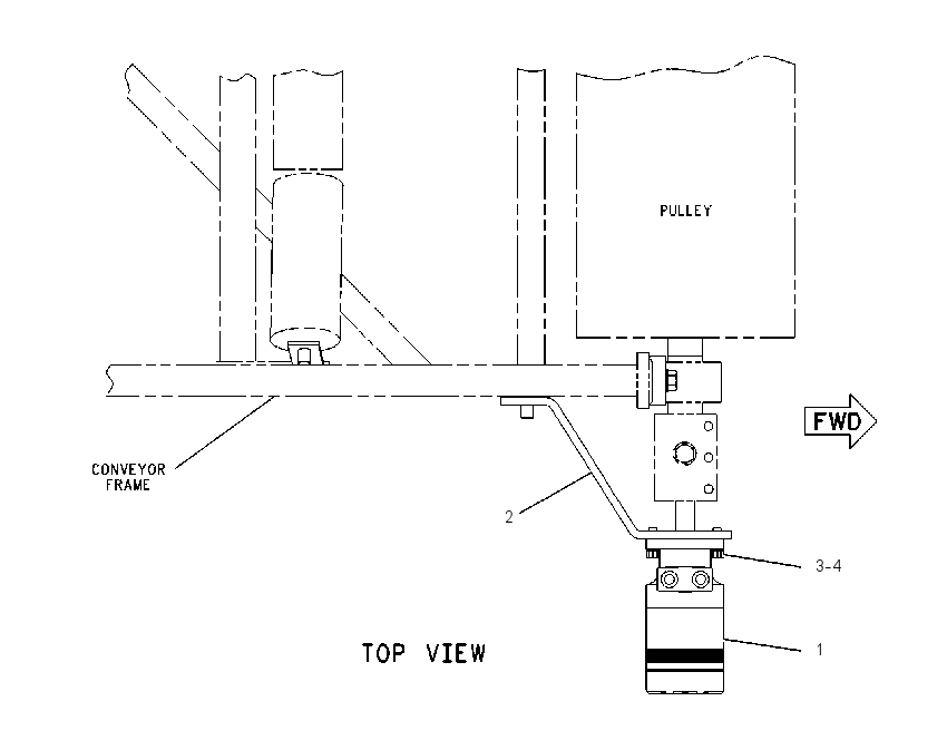 MOTOR & MTG GP-CONVEYOR 1314829 CAT