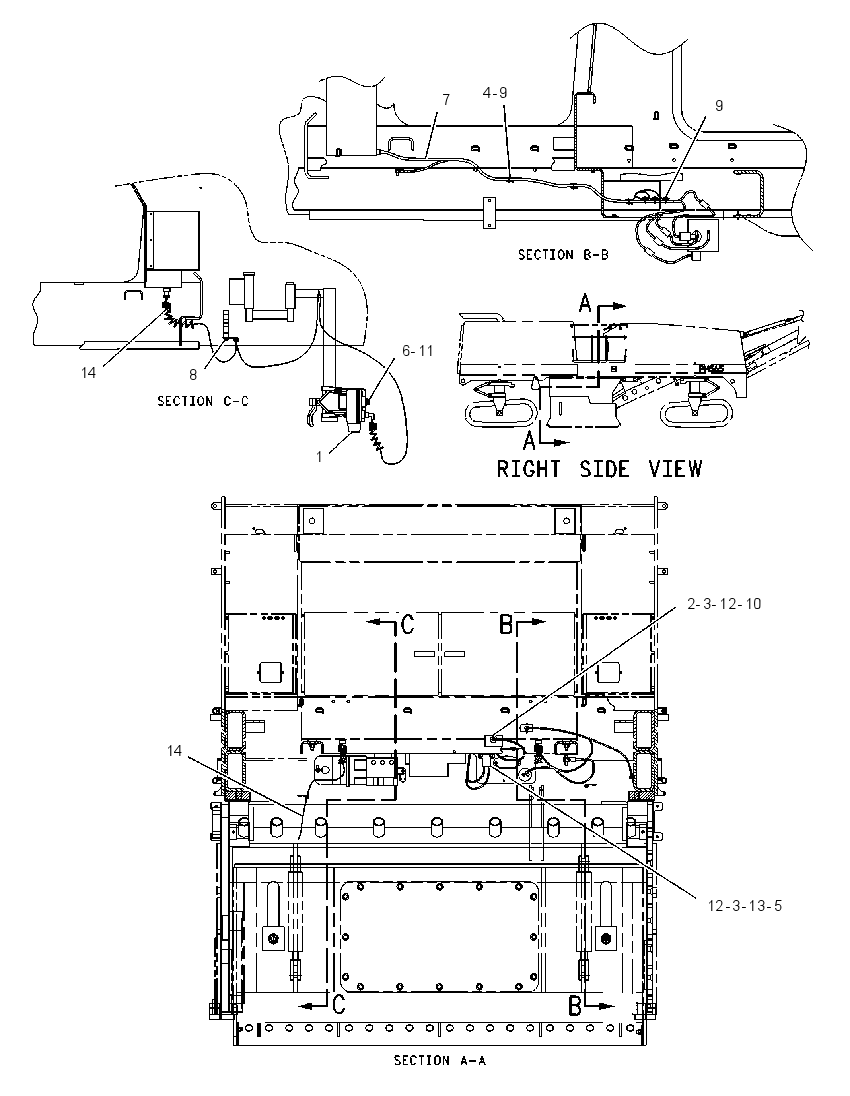 WIRING GP-CENTER 1334058 CAT