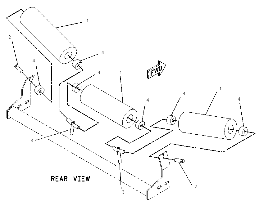 IDLER GP-CONVEYOR 6R4056 CAT