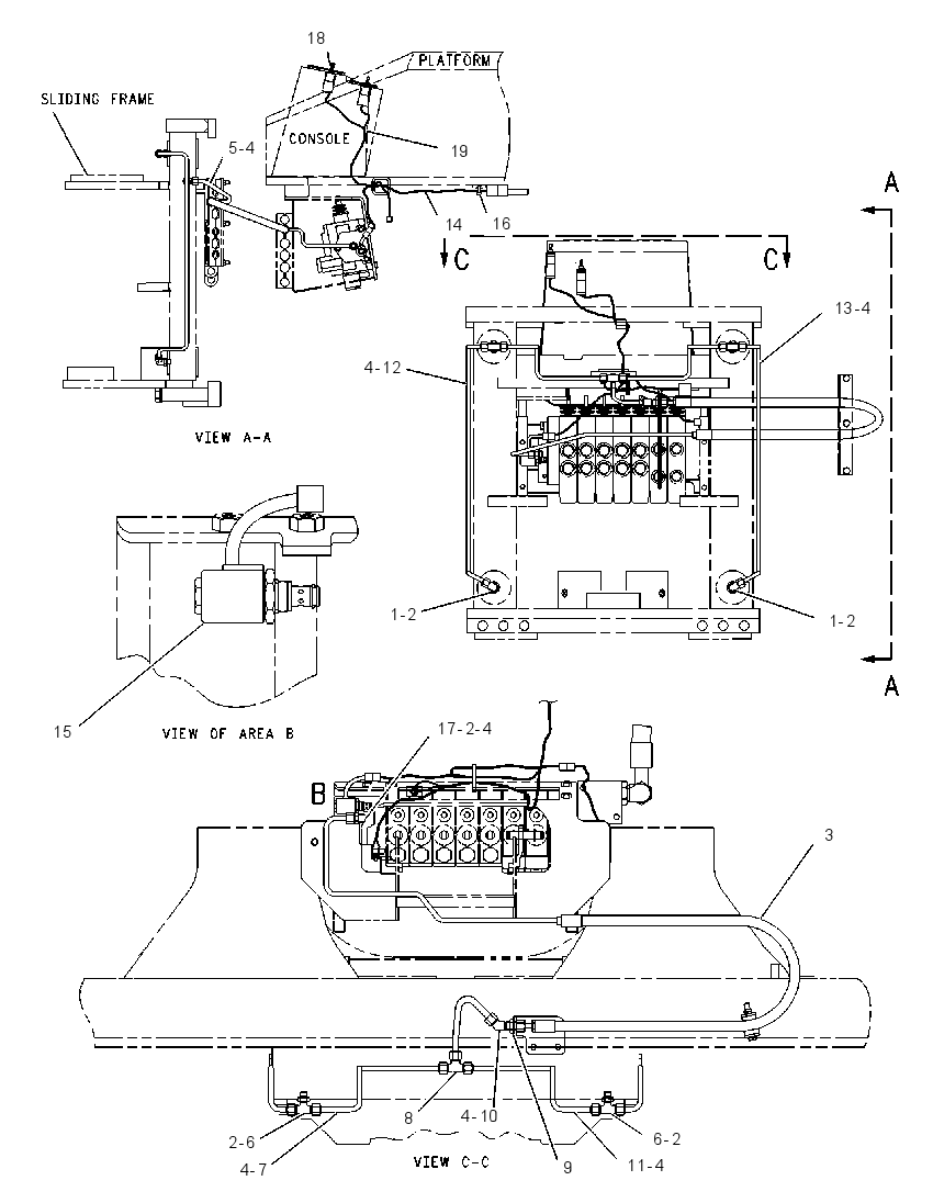 LINES GP-SIDESHIFT LOCK 1191211 CAT