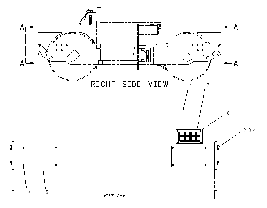 BUMPER GP-DRUM 1019278 CAT