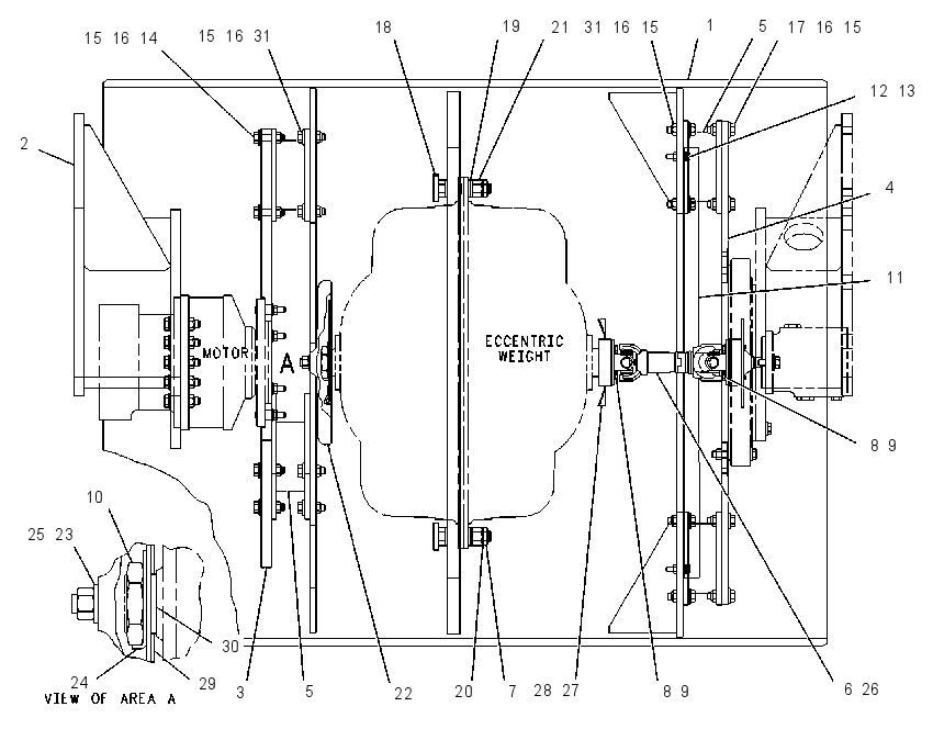 DRUM GP-COMPACTOR 1069301 CAT